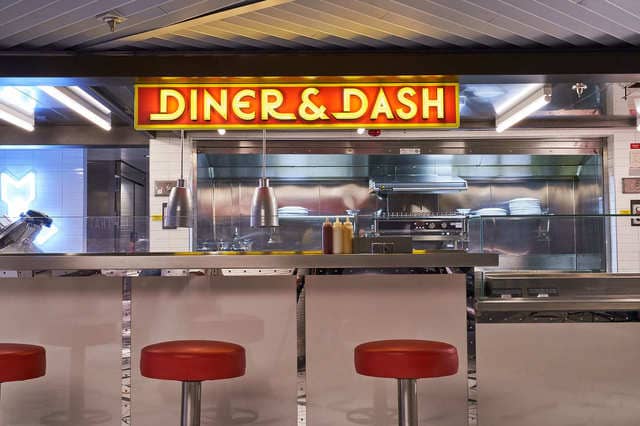 food on Virgin Voyages includes Diner & Dash