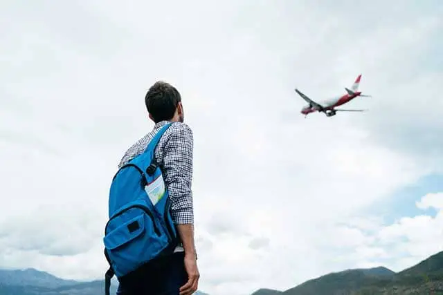 Man missing his flight