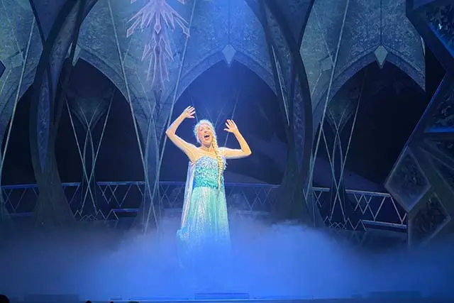 Frozen stage show on Disney Cruise Line ship Destiny