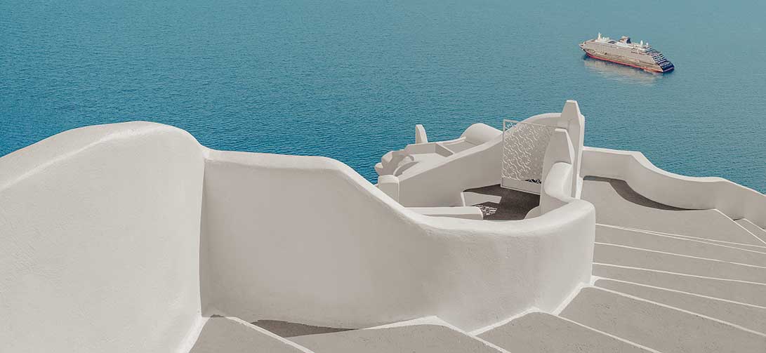 Explora Journeys ship in Greece