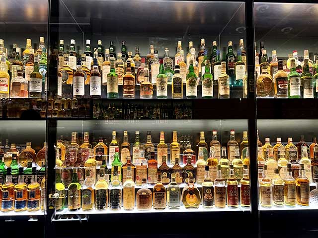 Huge collection of Scotch Whisky, Ediburgh, Scotland
